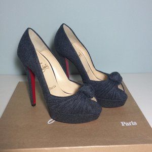 NWT Christian Louboutin GREISSIMO Platform pump 140